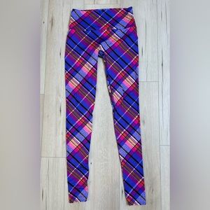 [K-DEER] Full Length Plaid Leggings Size L